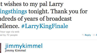 Celebs Say Goodbye To <i>Larry King Live</i>